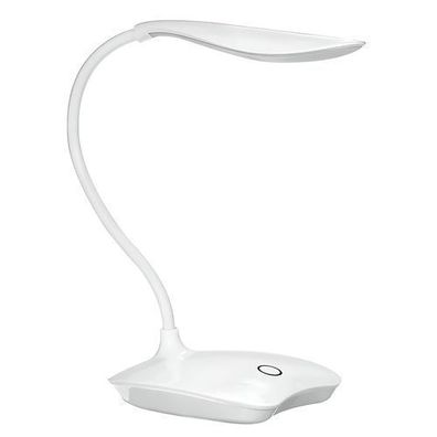 Schreibtischlampe LED mit flexiblem Schwanenhals Touch Dimmbare Weiß Retoo