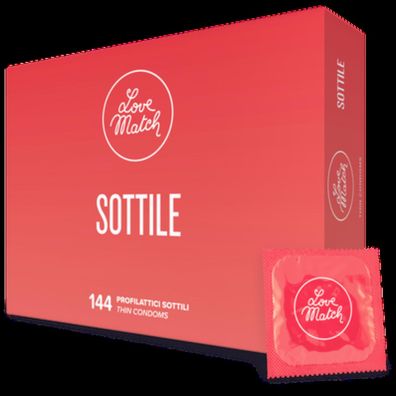 Love Match - Sottile - Thin Condoms - 6 Pieces - (div. Varianten) - ...