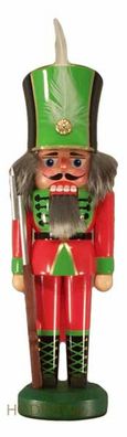 Nussknacker Soldat rot Höhe 26cm NEU Weihnachten Seiffen Nutcracker Nüsse Erzgebi