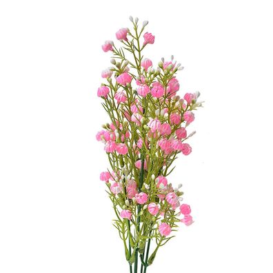 Clayre & Eef Kunstblume 33 cm Rosa Grün Kunststoff (Gr. 33 cm)