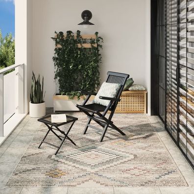 vidaXL Teppich ARBIZU Indoor und Outdoor Vintage-Design 200x280 cm