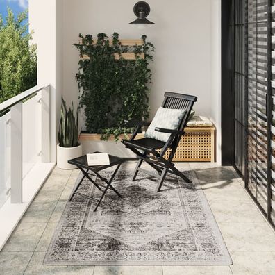 vidaXL Teppich ARBIZU Indoor und Outdoor Vintage-Design 140x200 cm