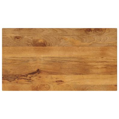 vidaXL Tischplatte 110x70x3,8 cm Rechteckig Massivholz Mango