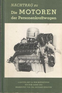 Die Motoren der Personenkraftwagen, Richard Gebauer, Einstelldaten