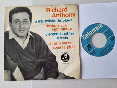 Richard Anthony - J'irai twister le blues 7'' Vinyl EP Germany