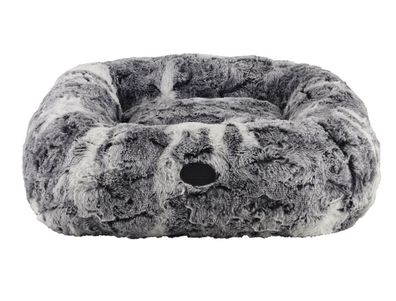 Nobby Hundebett Donut Citra eckig 45 x 45 cm grau