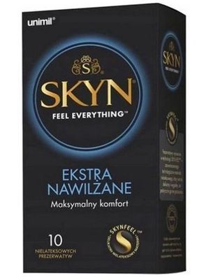 Skyn Extra Feucht Nicht-Latex Kondome, 10 stk. von Unimil