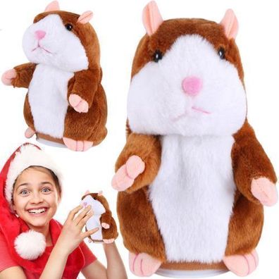 Plüschtier Puppe Sprechende Hamster Talking Spielzeug Kinder Geschenk Retoo