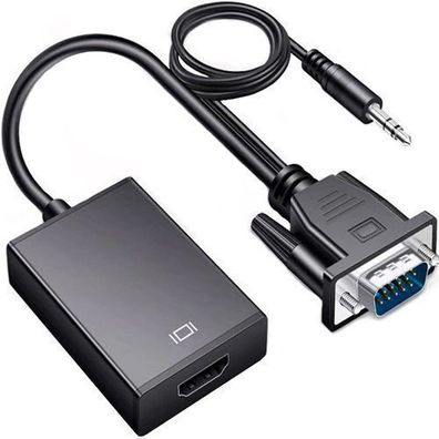 VGA auf HDMI Kabel Adapter und USB stecker Ladekabel für HDTV PC 1080P Retoo