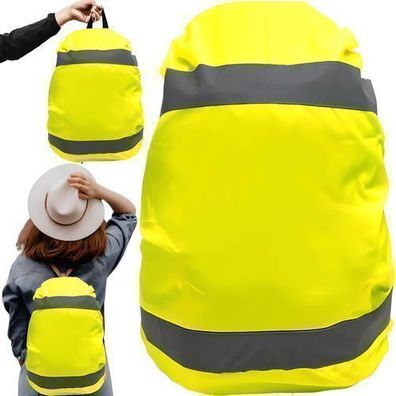 Regenschutz für Rucksack mit Reflektor Wasser und Windabweisend Reflexstreifen Retoo