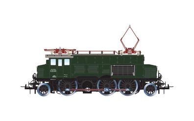 Rivarossi HR2853 DB, E-Lok E 33, grün, DB Ep. III Spur H0