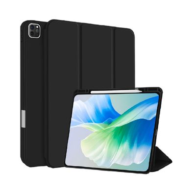 4smarts FolioCaseBasic f. Apple iPad Pro 13Zoll (M4,2024), chwarz