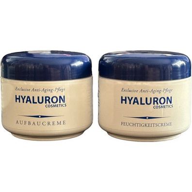 BIO-VITAL Anti-Aging SET Hyaluron Säure Feuchtigkeits Tages & Nacht Creme