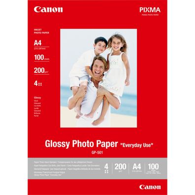 Canon Fotoglanzpapier GP-501 (100 Blatt - 210x 297mm)