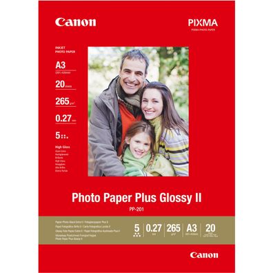 Canon Fotopapier glänzend PP-201 (A3-20 Blatt)