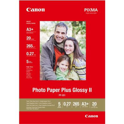 Canon Fotopapier Glänzend PP-201 (A3 + - 20 Blatt)