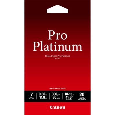 Canon Fotopapier glänzend PT-101 (10x15cm-20 Blatt)