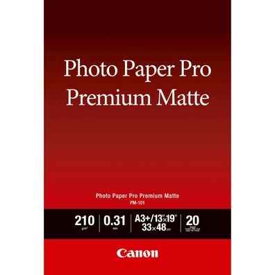 Canon Fotopapier Premium matt PM-101 (A3-20 Blatt)