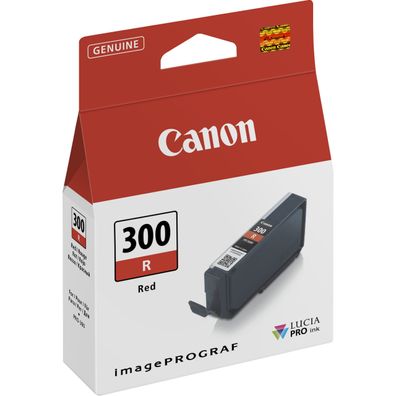 Canon Tintenpatrone PFI-300 R Rot (14,4ml)