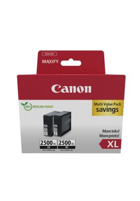 Canon Tintenpatronen Doppelpack PGI-2500XL BK Schwarz