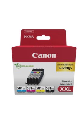 Canon Tintenpatronen Multipack CLI-581XXL (4 Farben)