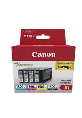 Canon Tintenpatronen Multipack PGI-1500XL (4 Farben)