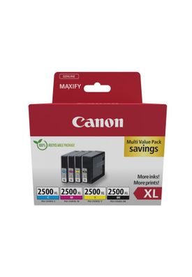 Canon Tintenpatronen Multipack PGI-2500XL (4 Farben)