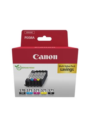 Canon Tintenpatronen Multipack PGI-570/CLI-571 PG (5 Farben)