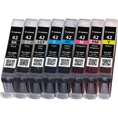 Canon Tintenpatronen PGI-42 Multipack (8 Farben)