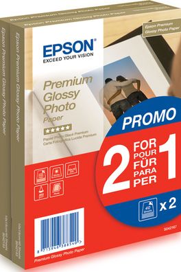 Epson Fotopapier Premium glänzend C13S042167 (10x15cm-40 Bl)