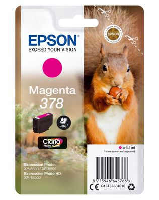 Epson Tintenpatrone 378 Magenta (4,1ml)