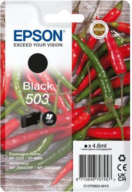 Epson Tintenpatrone 503 Schwarz (4,6ml)