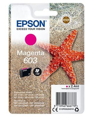 Epson Tintenpatrone 603 Magenta (2,4ml)