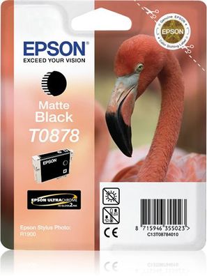 Epson Tintenpatrone T0878 Schwarz (13ml)