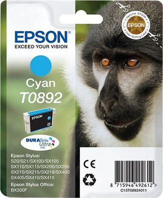 Epson Tintenpatrone T0892 Cyan (3,5ml)