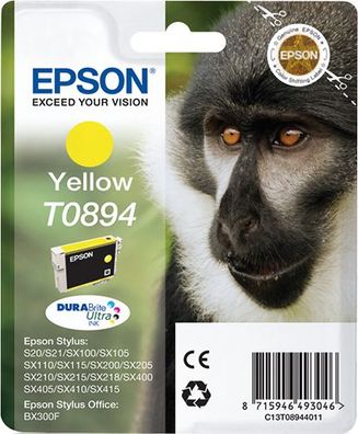 Epson Tintenpatrone T0894 Gelb (4ml)