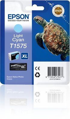 Epson Tintenpatrone T1575 XL Light Cyan (25,9ml)