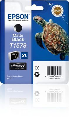 Epson Tintenpatrone T1578 matt Schwarz (25ml)