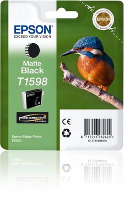 Epson Tintenpatrone T1598 matt Schwarz (17ml)