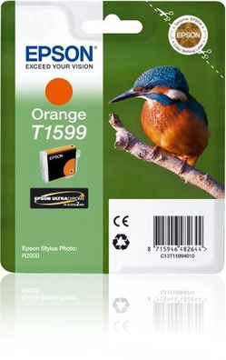 Epson Tintenpatrone T1599 Orange (17ml)