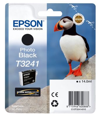 Epson Tintenpatrone T3241 Schwarz (14,0ml)