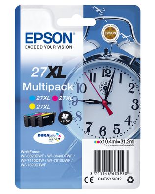 Epson Tintenpatronen Multipack 27XL (3 Farben)