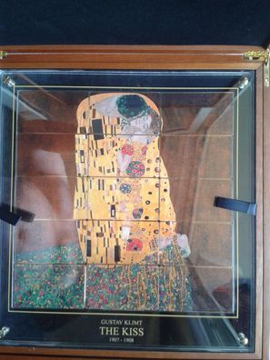 Original 75$ 2015 Niue Giants of art Klimt Der Kuss 1050g Silber - 15x5$ 2015 Niue