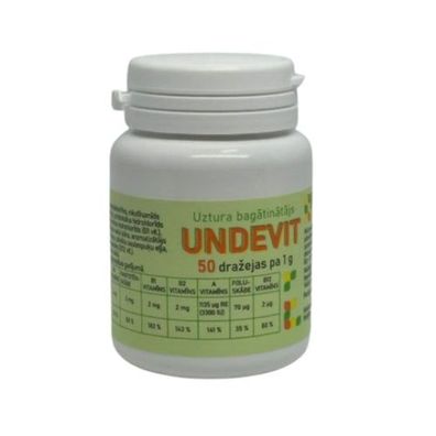 Undevit Vitamine Dragee 50 St. Nahrungsergänzungsmittel;