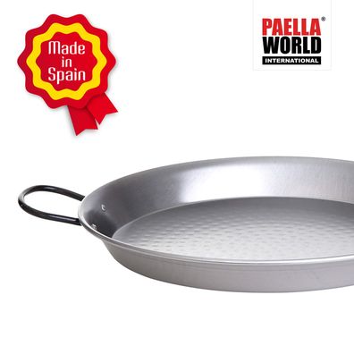 Paella-Pfanne Stahl poliert Ø 80 cm mit 4 Griffen