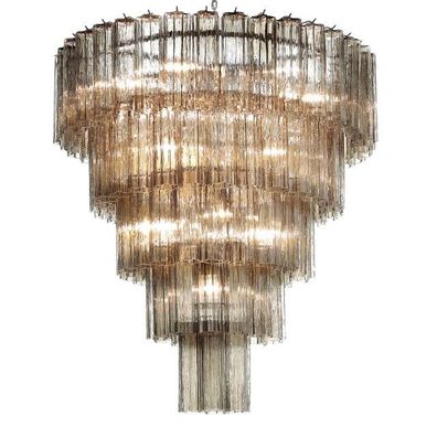 Custom Trade: Contemporary Murano Glass Sputnik Chandelier Multicolors, Mazzega Style