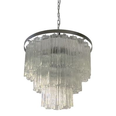 Contemporary Murano Glass Sputnik Chandelier, Mazzega Style by SimoEng