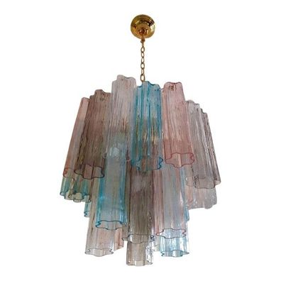 Contemporary Murano Glass Sputnik Chandelier Multicolors, Mazzega Style by SimoEng