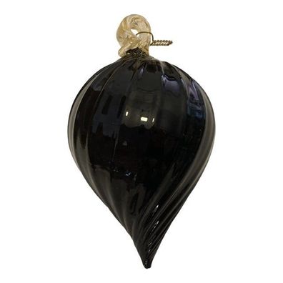 1970s Vintage Black Christmas Ball From Made Murano Glass, Italy by SimoEng