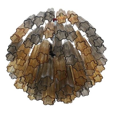 Contemporary Murano Glass Sputnik Chandelier, Mazzega Zuccheri Venini Barovier Style